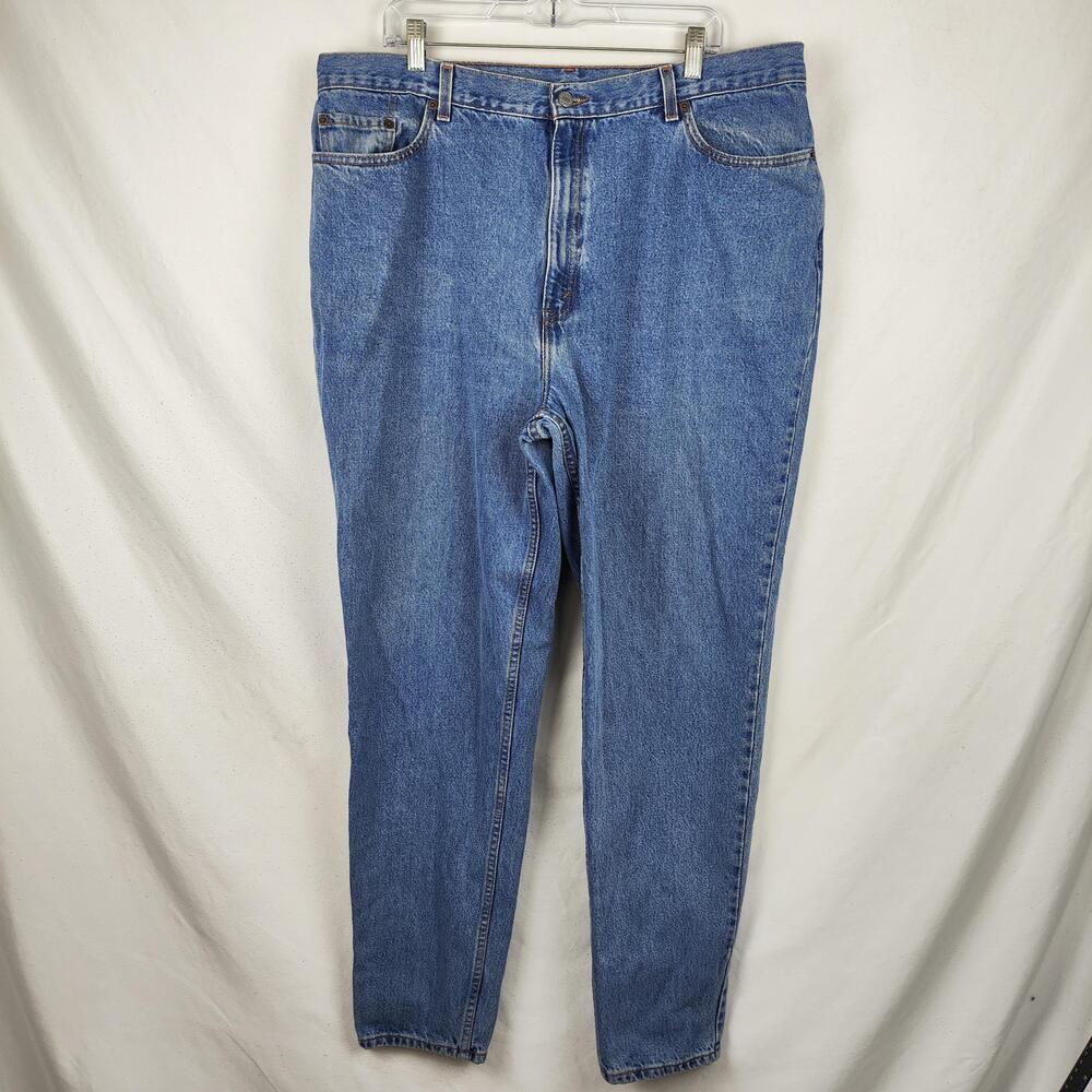 Vintage Levis 550 Jeans Womens 22 Blue High Rise Relaxed Tapered Denim 90s